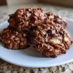 Air fryer chocolate oatmeal cookies