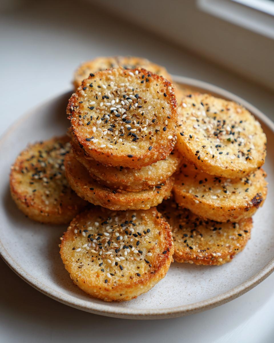 Air fryer everything bagel chips - detail 1