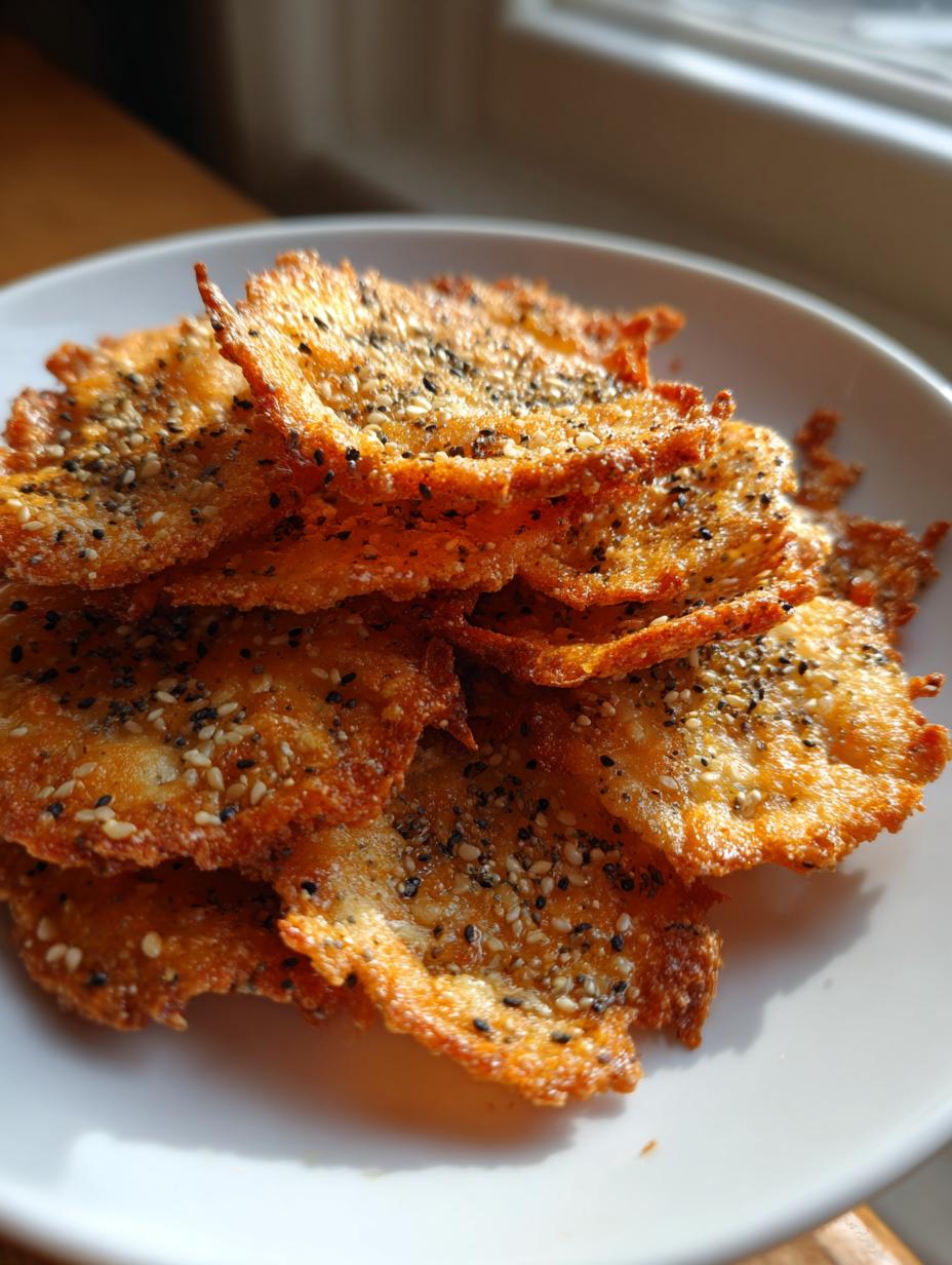 Air fryer everything bagel chips - detail 2