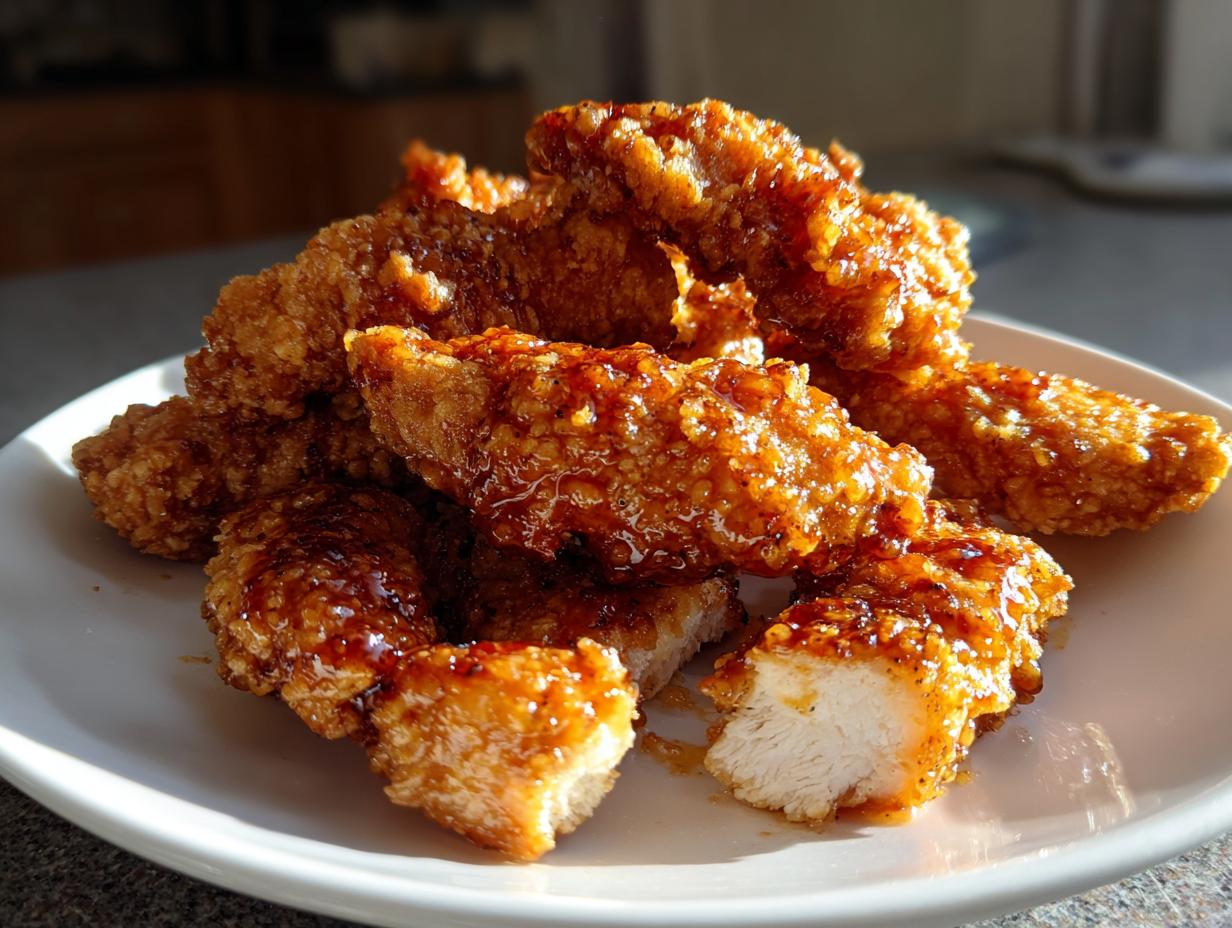 Amazing 12-Minute Air Fryer Honey Mustard Chicken Strips