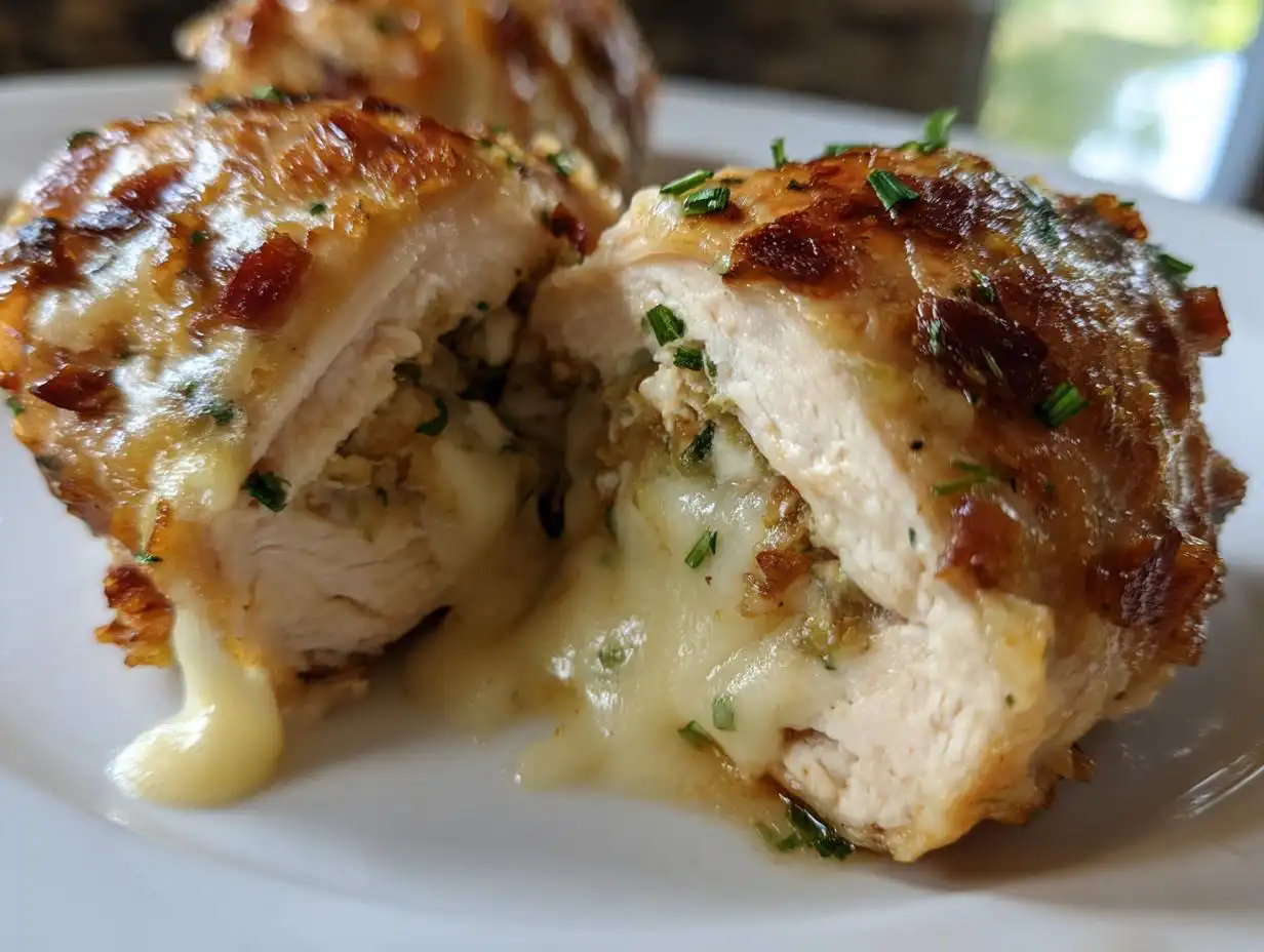 Superb Air fryer jalapeño popper stuffed chicken