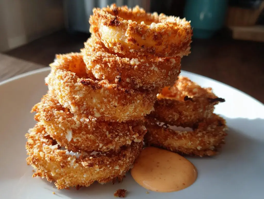 Air fryer onion rings