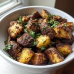 Air fryer roasted potatoes