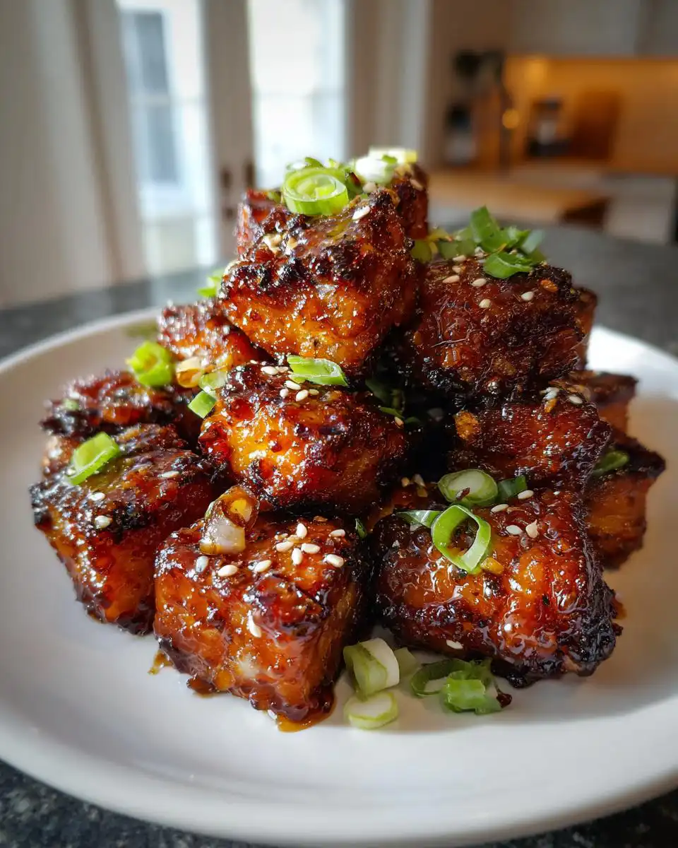 Air fryer salmon bites - detail 1