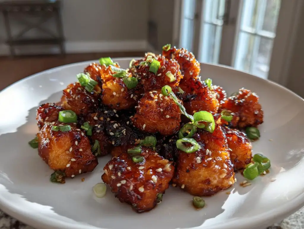 Air fryer salmon bites