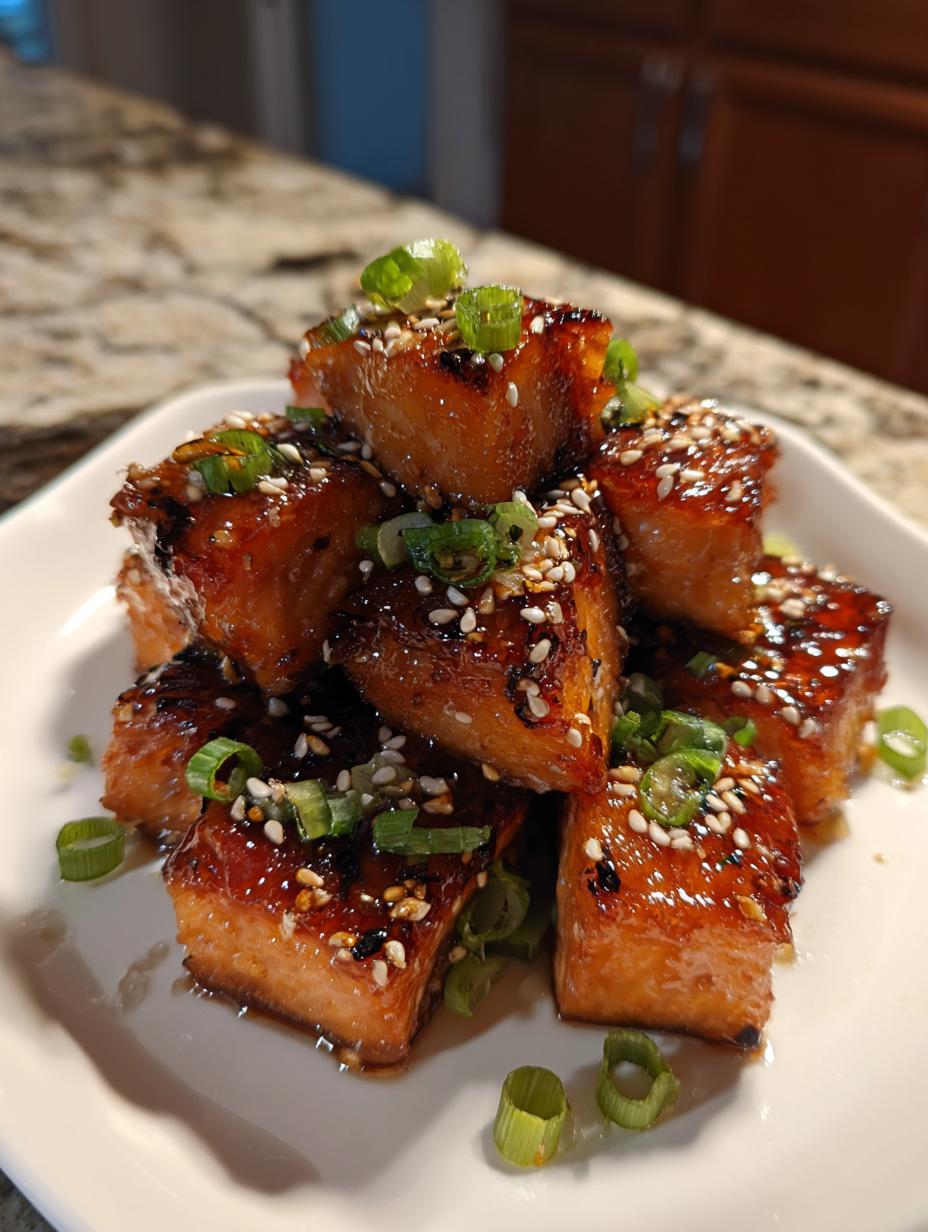 Air fryer salmon bites - detail 2
