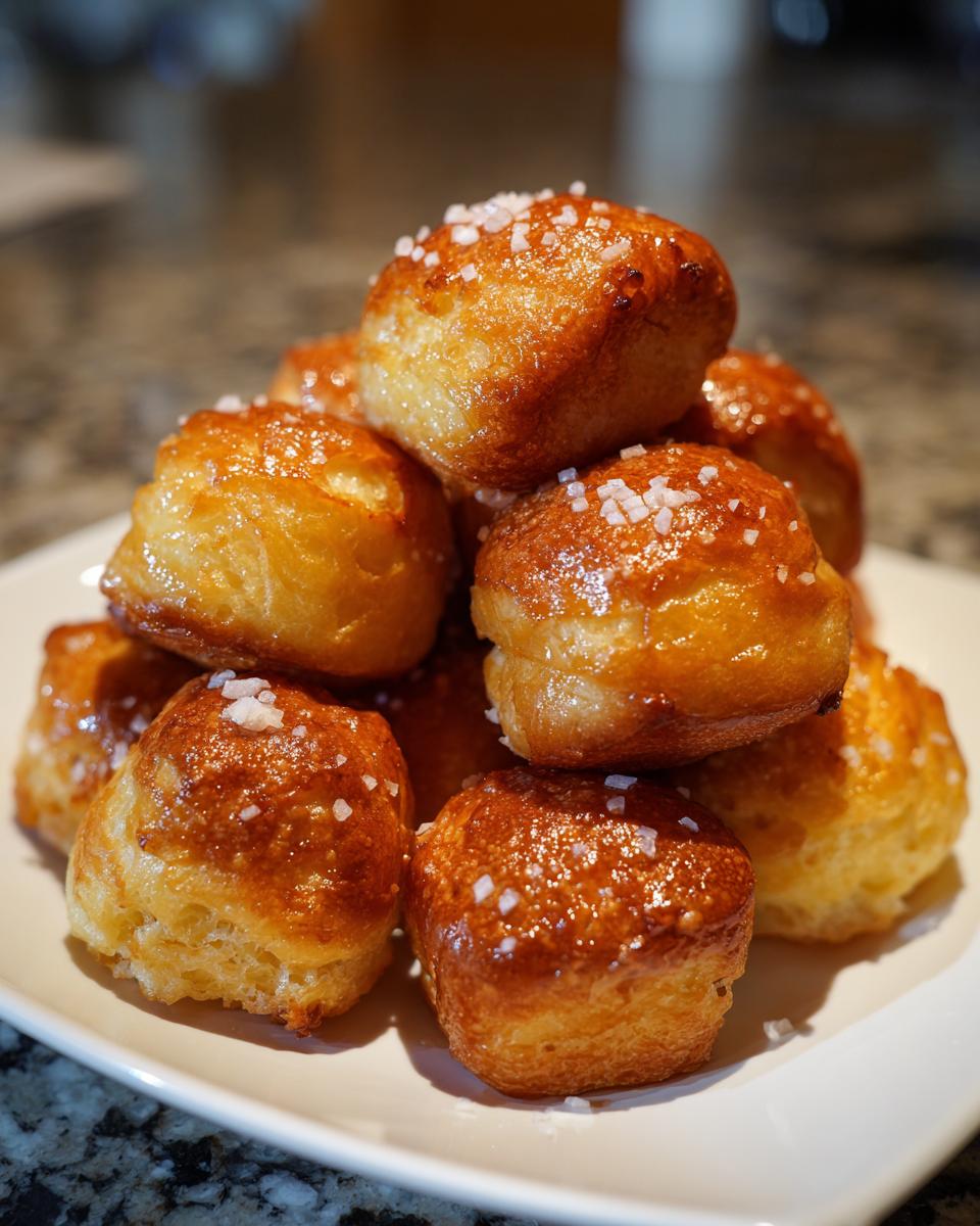 Air fryer soft pretzel bites - detail 1