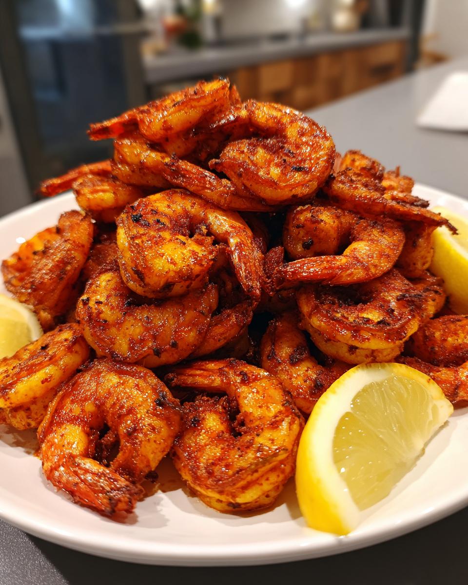 Air fryer spicy shrimp - detail 2