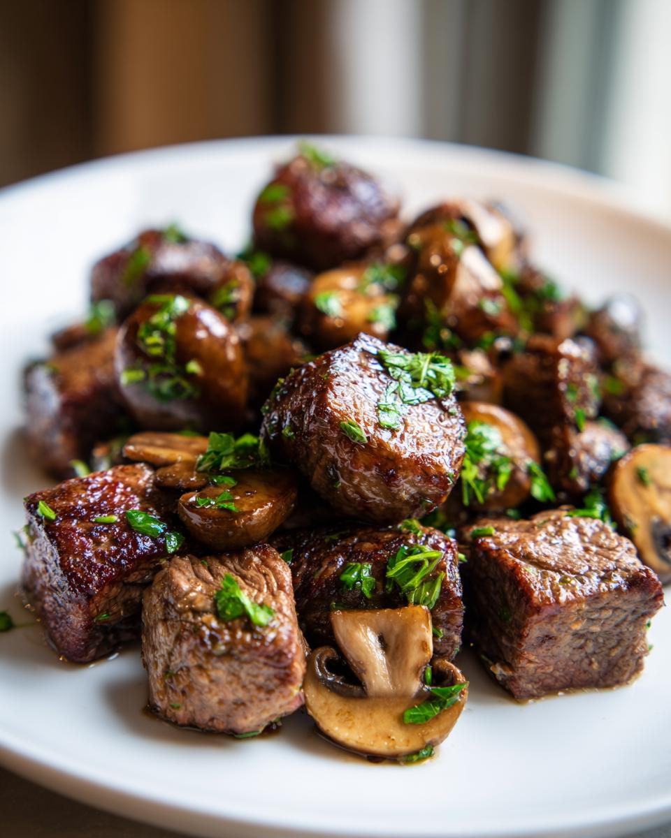 Air fryer steak bites - detail 1