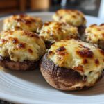 Air fryer stuffed mushrooms