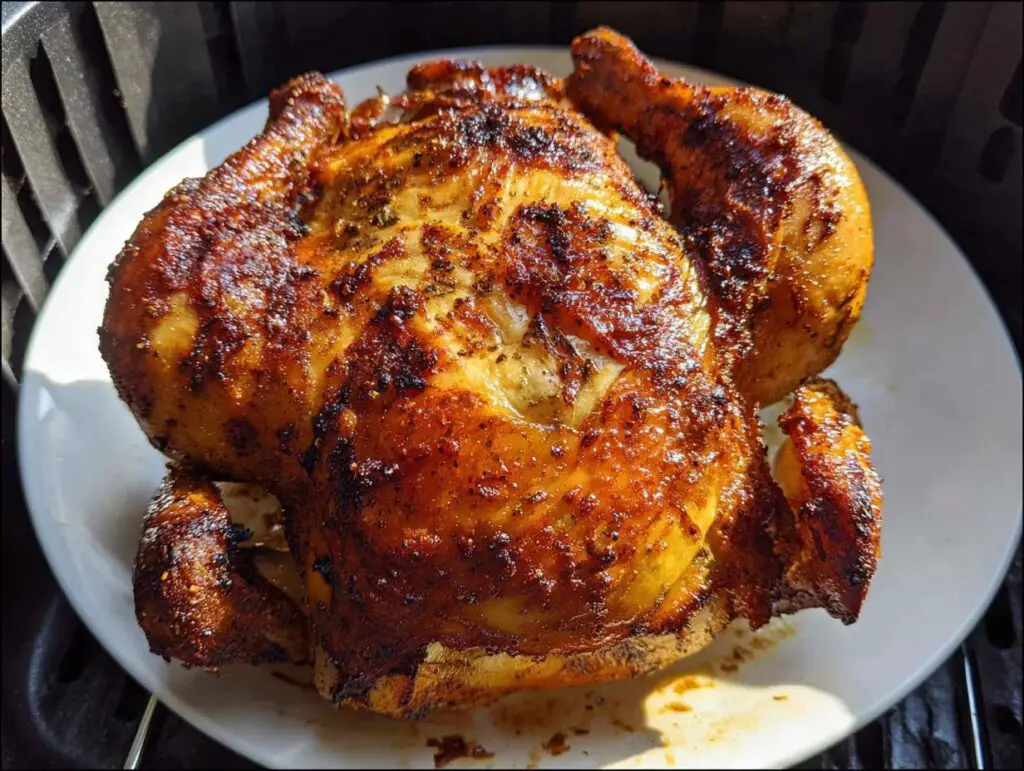 Air fryer whole chicken