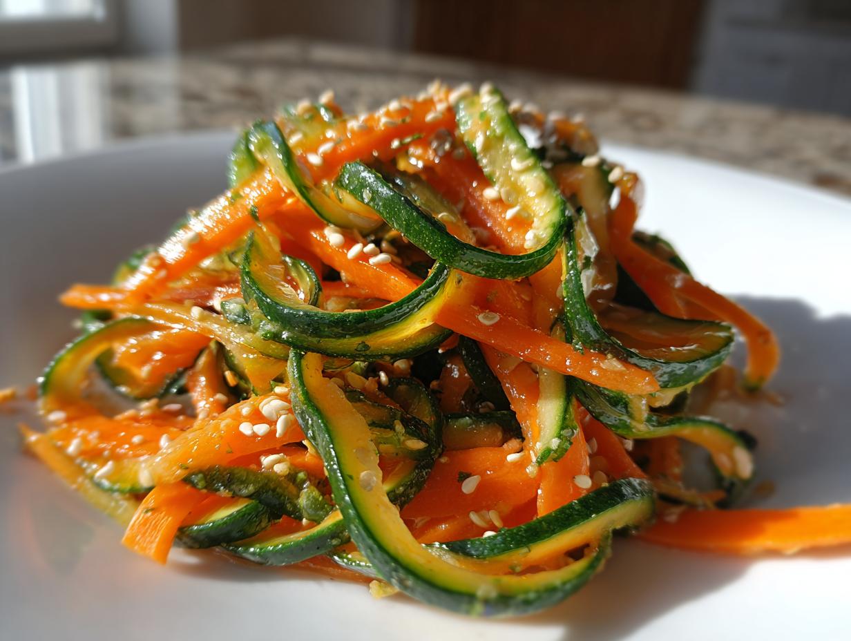 Amazing 15-Min Asian Cucumber Carrot Salad