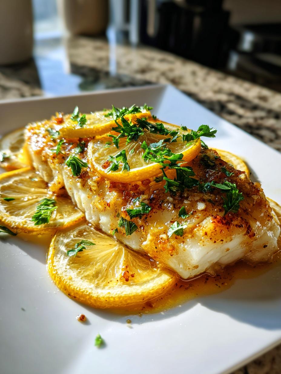 Baked Lemon Butter Cod - detail 2