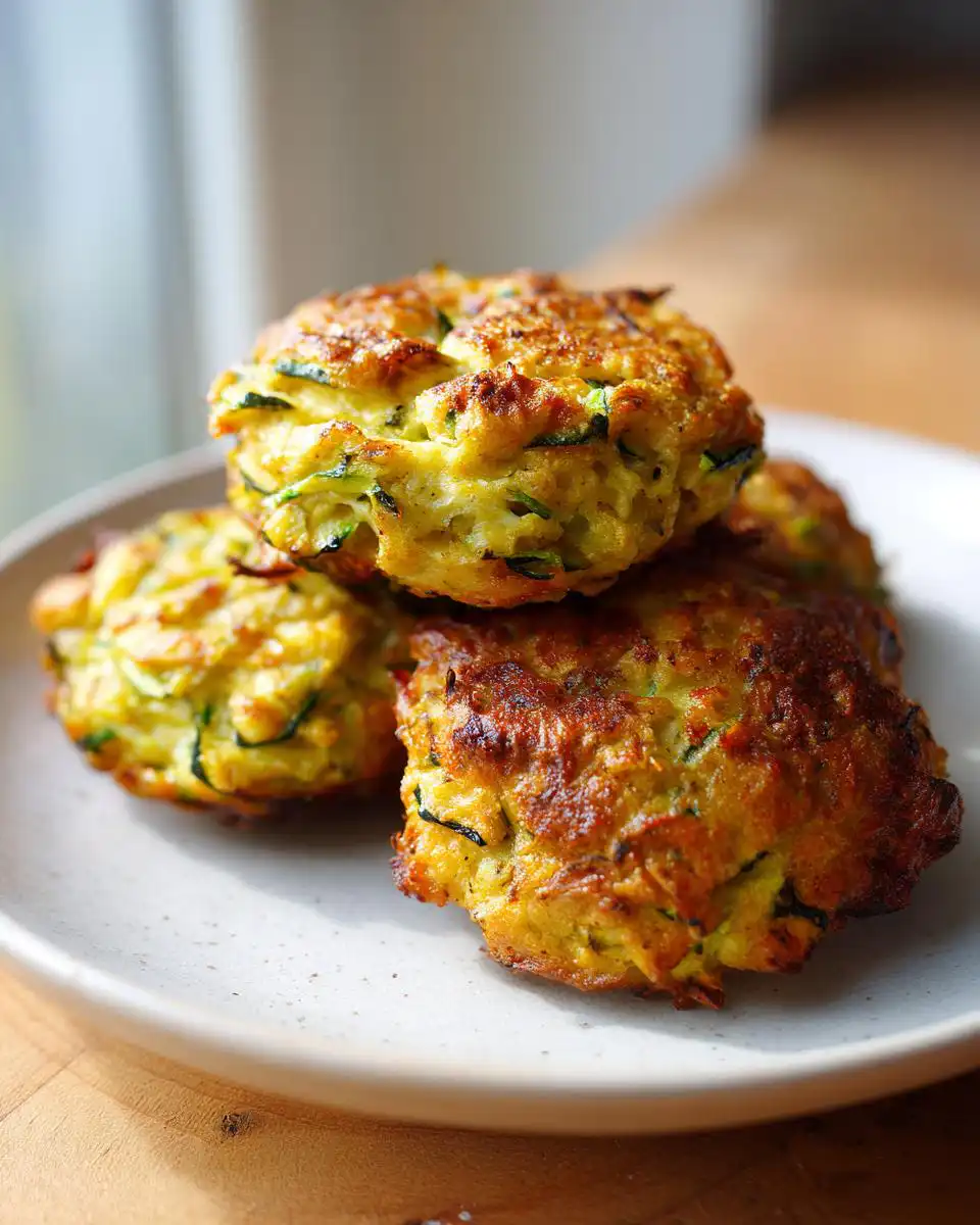 Baked Zucchini Fritters - detail 1