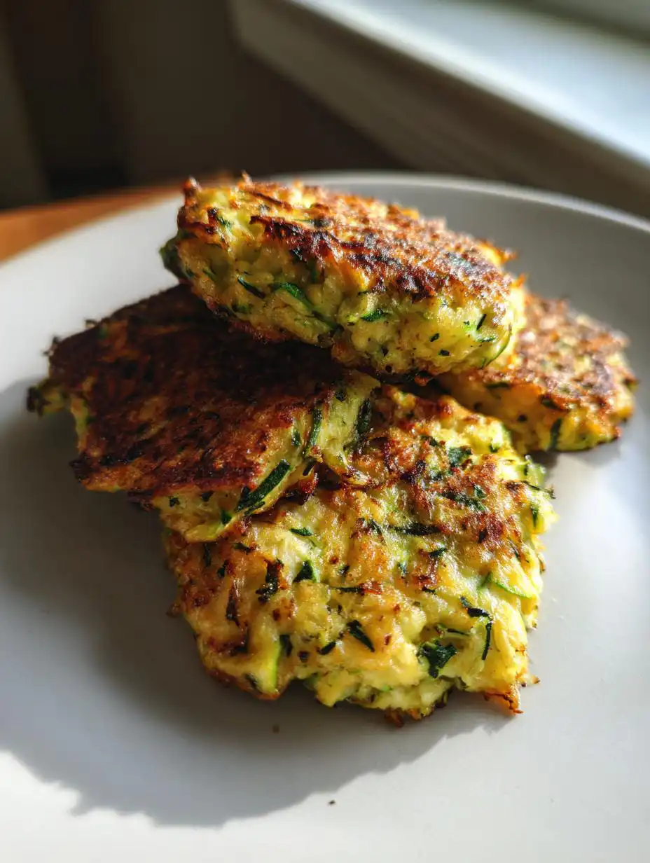 Baked Zucchini Fritters - detail 2