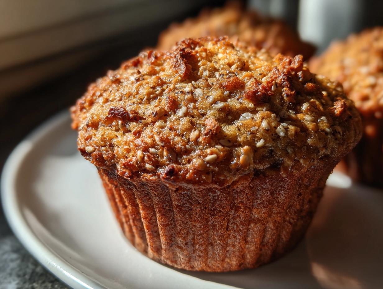 Amazing 12 Banana Oat Chia Muffins