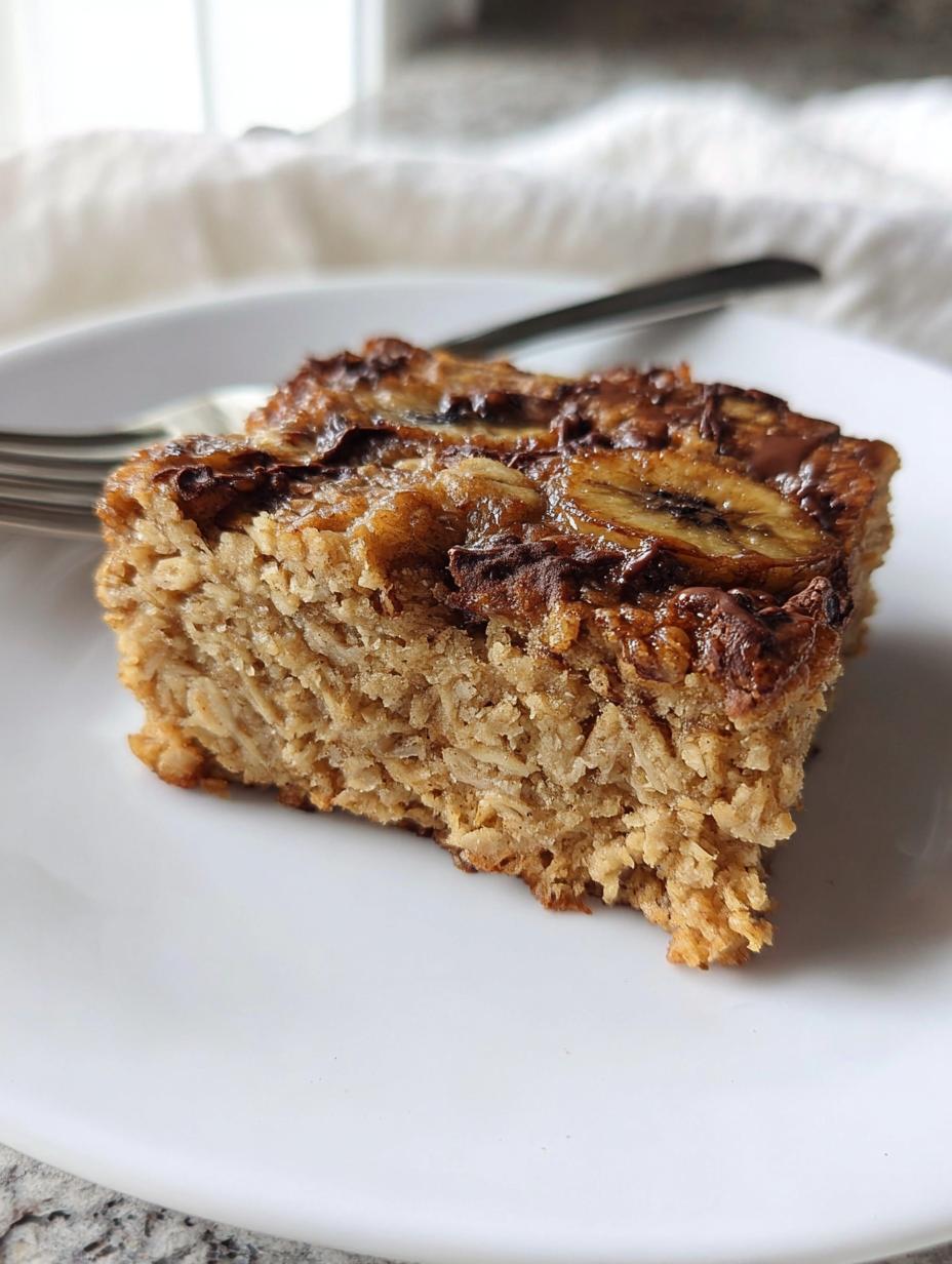 Banana Protein Oatmeal Bars - detail 2