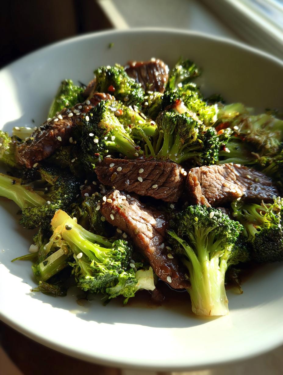 Beef and broccoli salad - detail 2