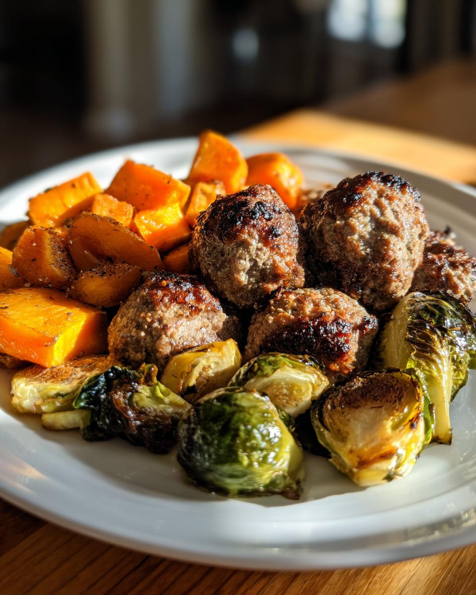 Beef and zucchini meatballs - detail 1