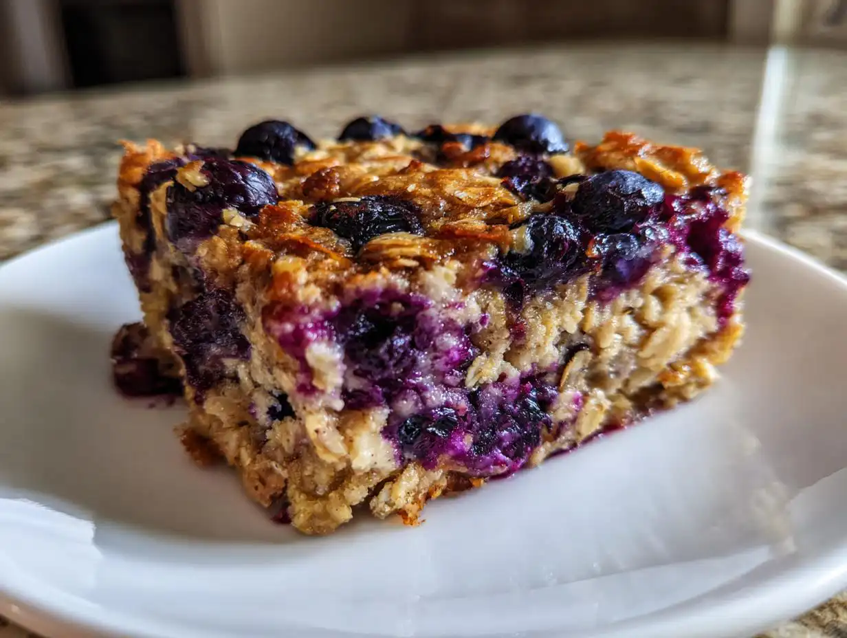 Amazing 9-Minute Blueberry Cottage Cheese Breakfast Bake