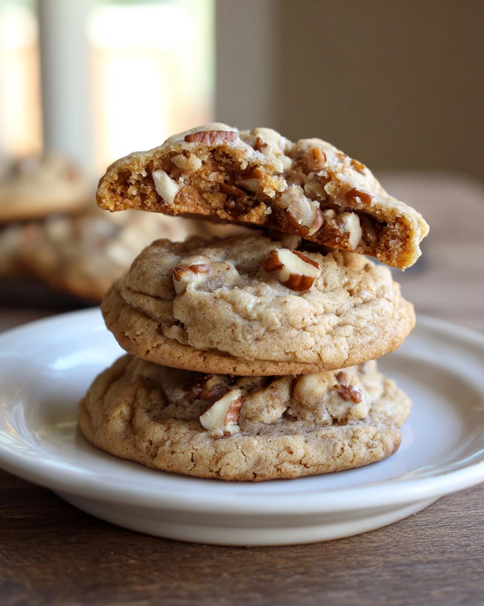 Butter pecan cookies - detail 1