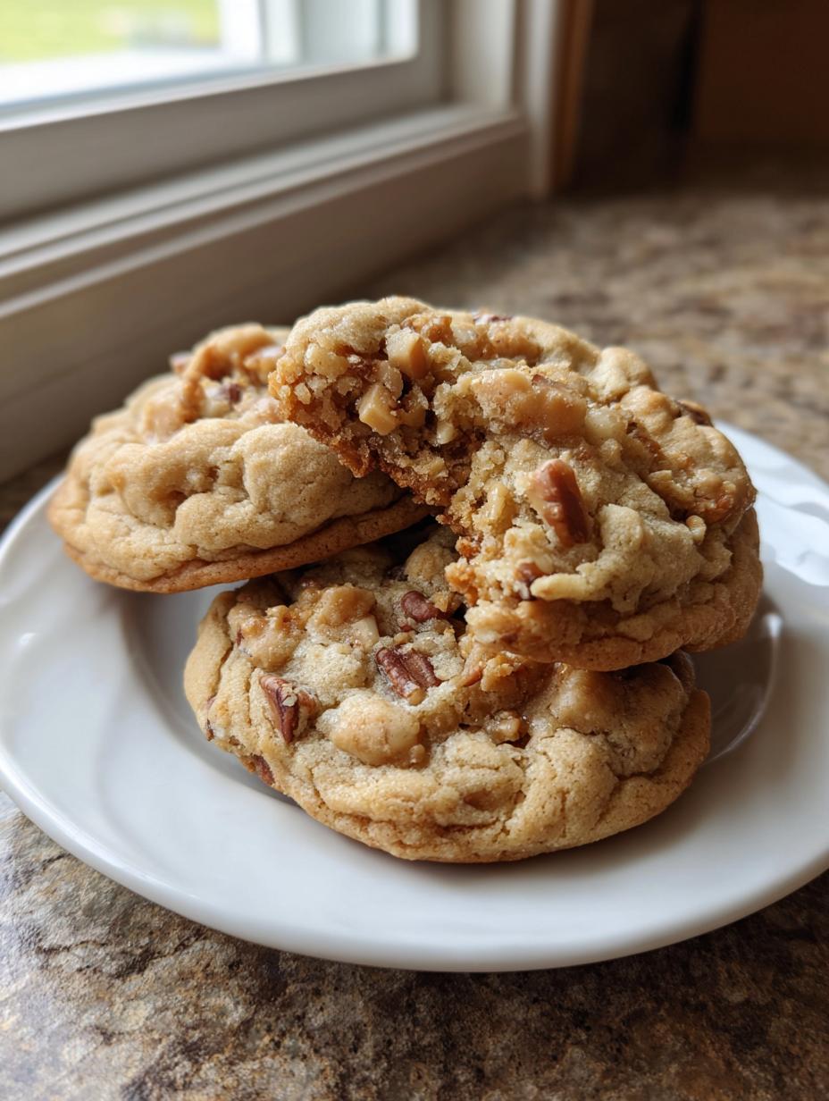 Butter pecan cookies - detail 2