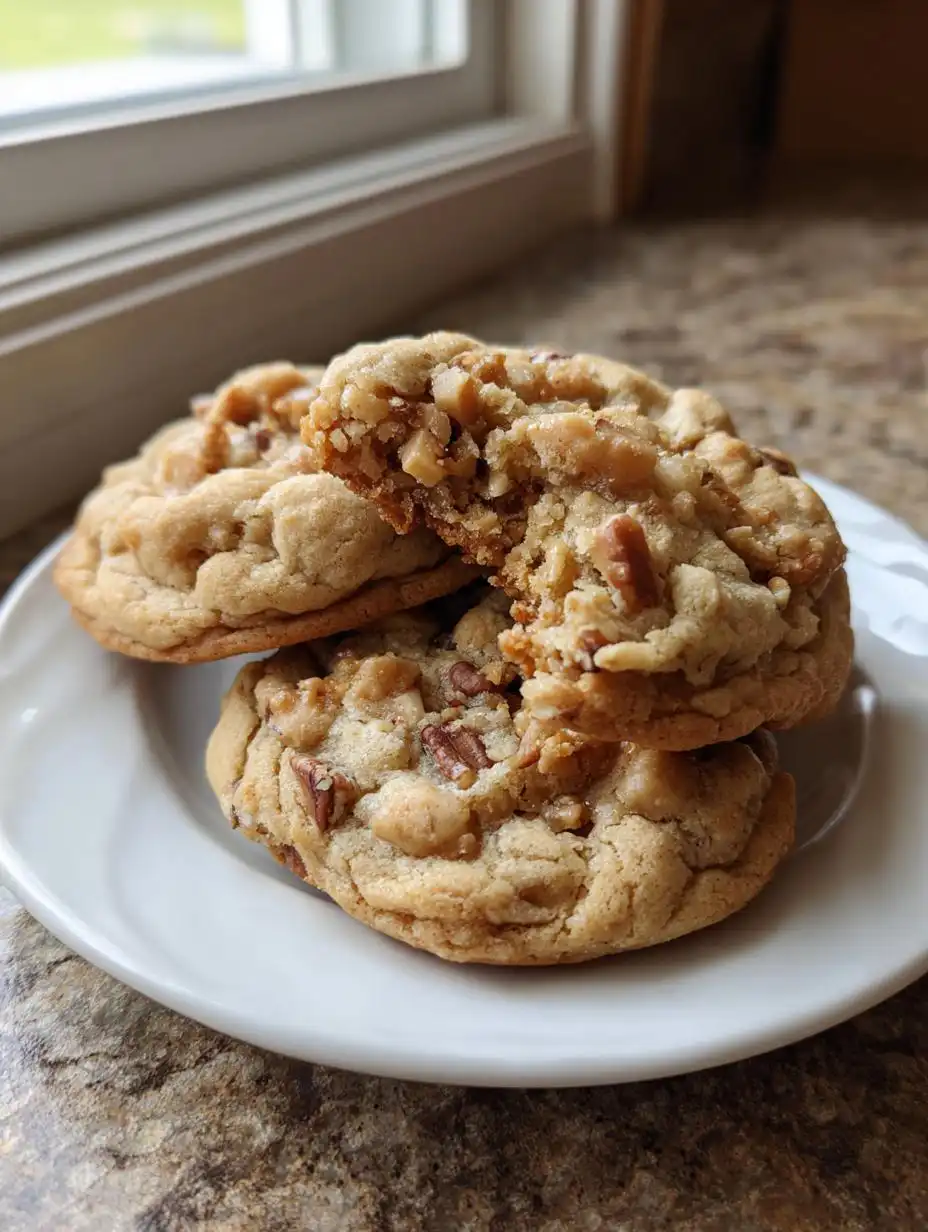 Butter pecan cookies - detail 2