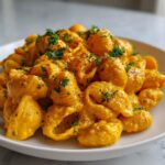 Butternut Squash Pasta with Creamy Coriander Sauce