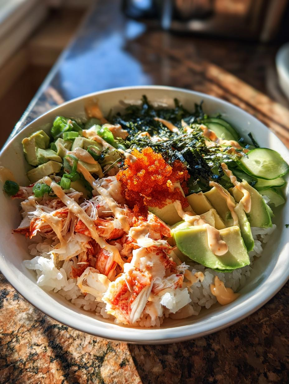 California sushi bowl - detail 2