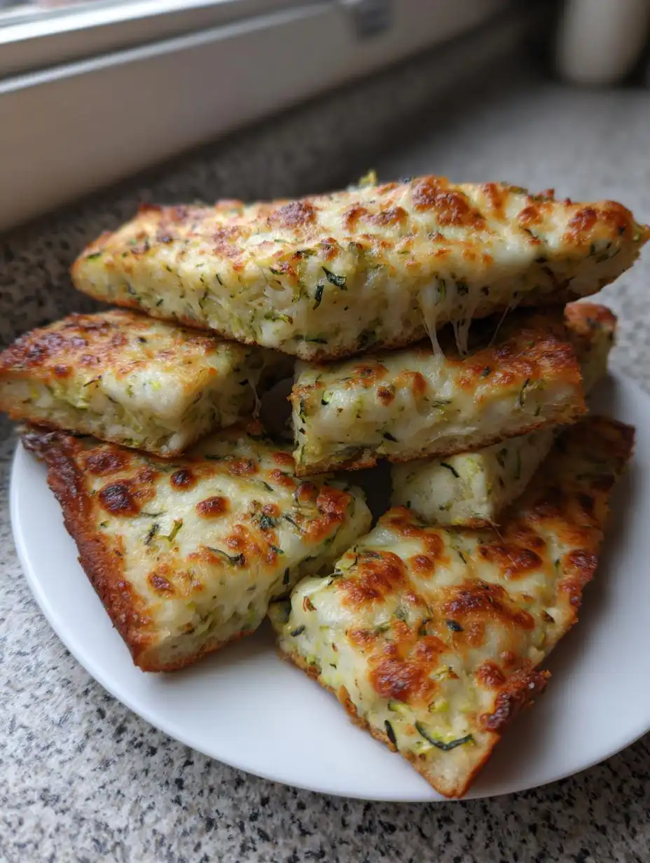 Cheesy zucchini breadsticks - detail 2