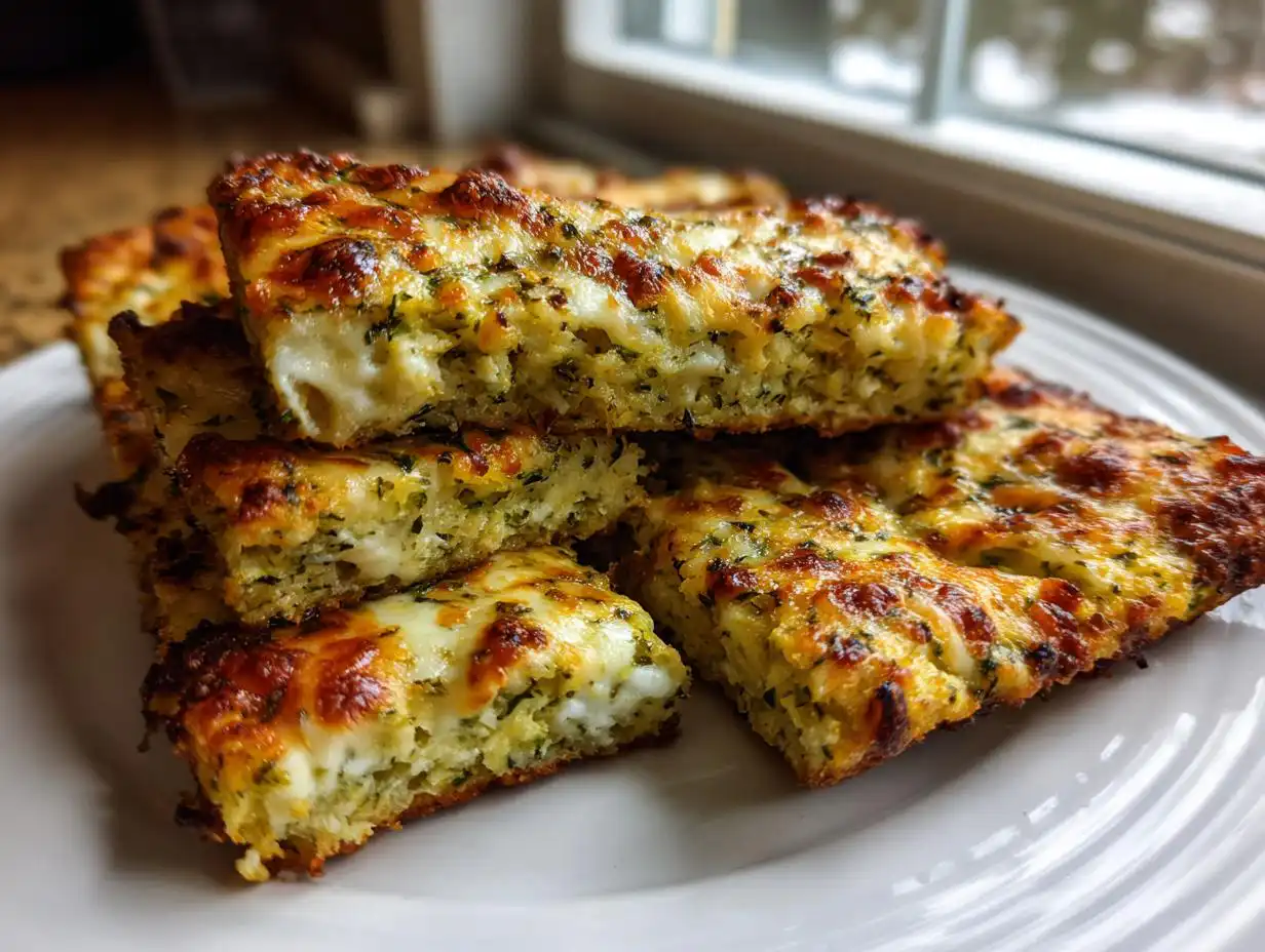 Stunning 40 Min Cheesy zucchini breadsticks