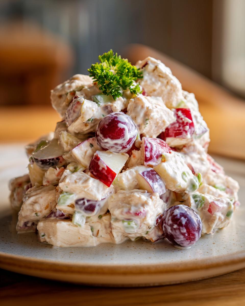 Chicken Waldorf Salad With Creamy Yogurt Dressing - detail 1