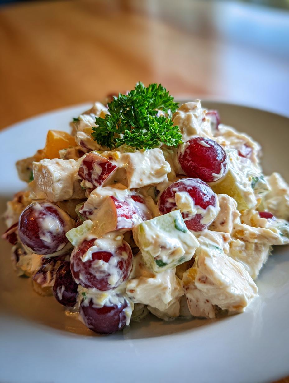 Chicken Waldorf Salad With Creamy Yogurt Dressing - detail 2