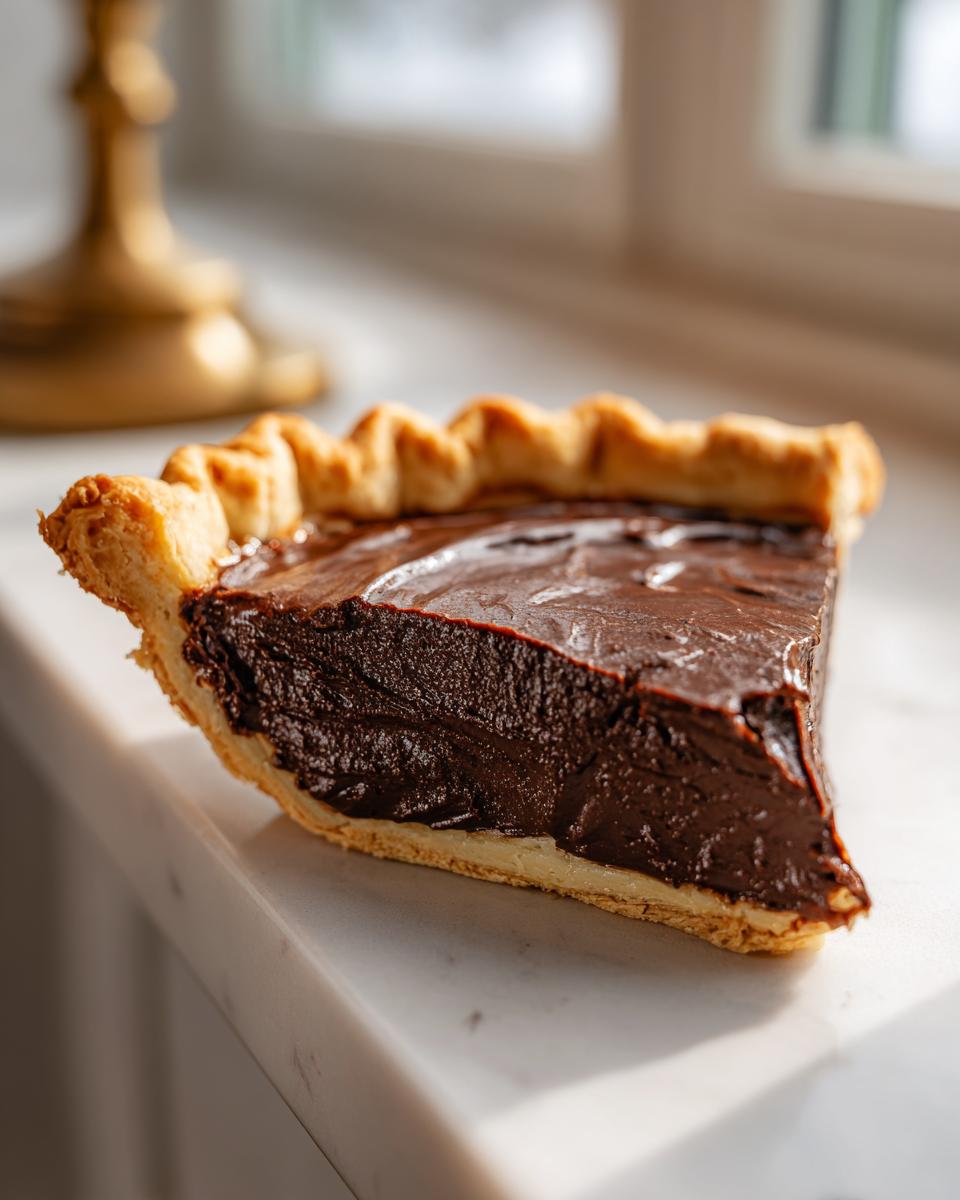 Chocolate pie - detail 1