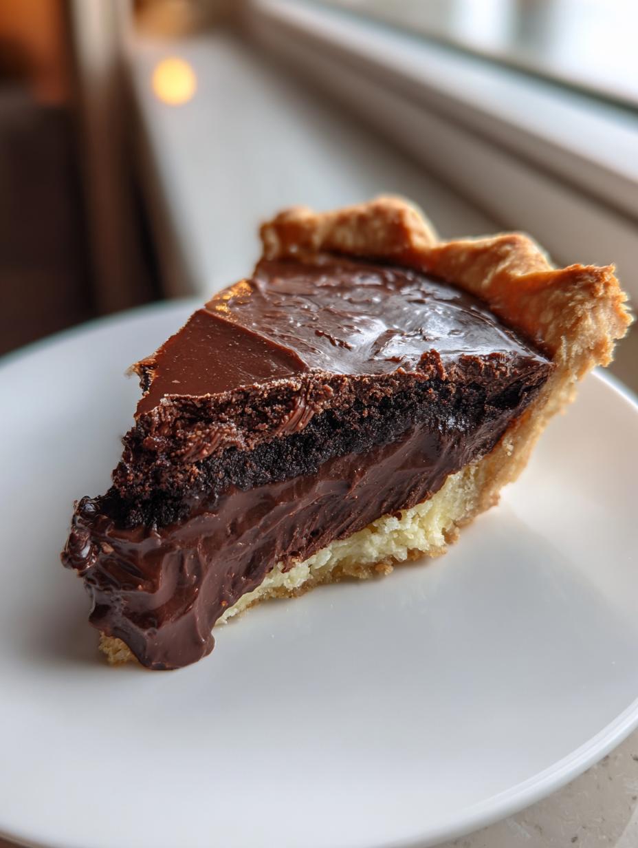 Chocolate pie - detail 2