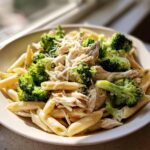 Creamy Chicken Broccoli Pasta with Parmesan Sauce