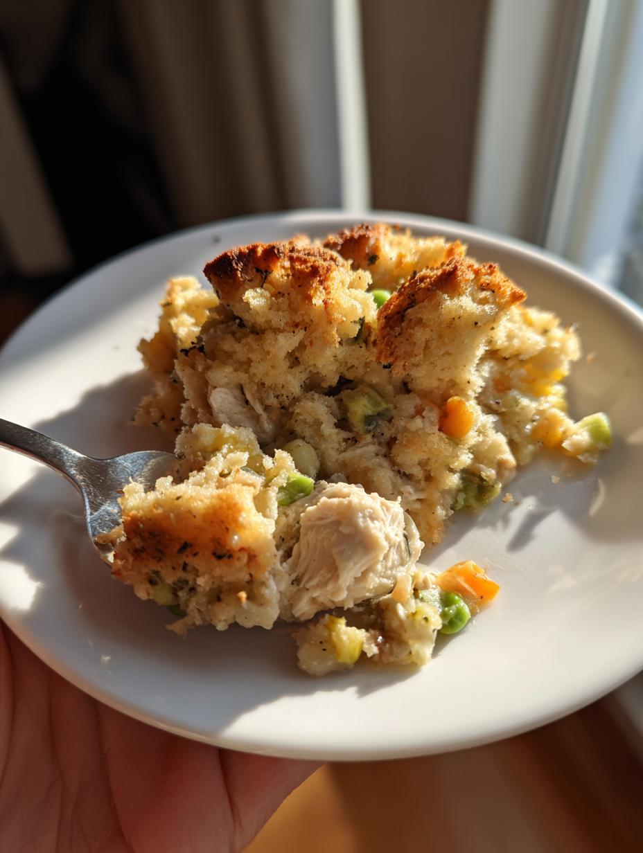 Creamy Chicken and Stuffing Casserole with Vegetables - detail 2