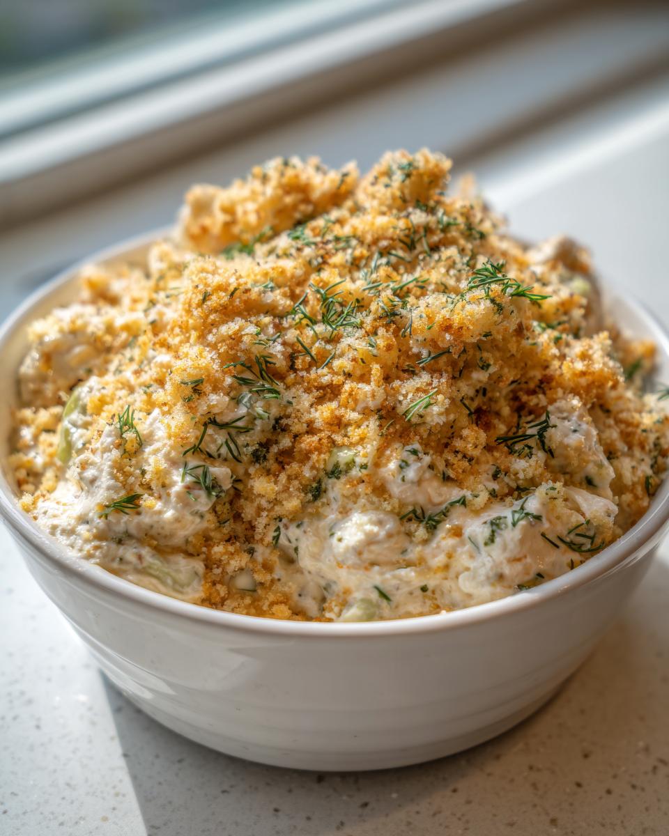 Creamy Dill Pickle Dip With Crunchy Topping - detail 1