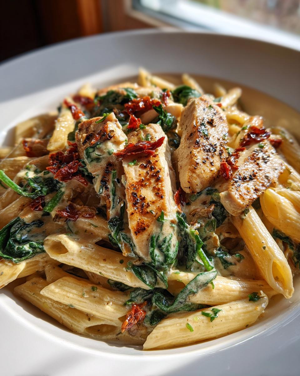 Creamy Tuscan Chicken Pasta - detail 1