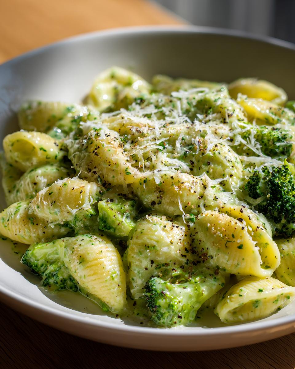 Creamy broccoli pasta - detail 1