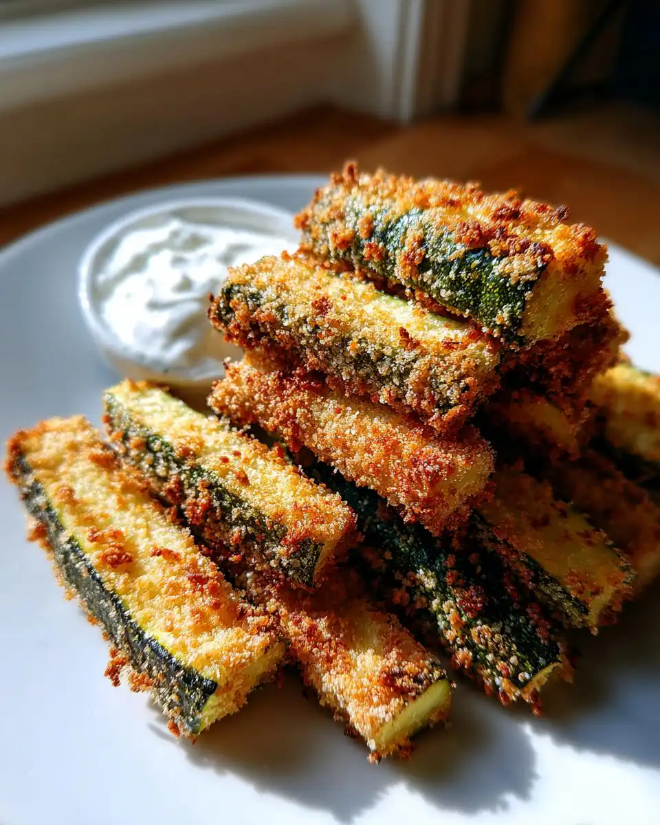 Crispy Baked Zucchini Fries - detail 1