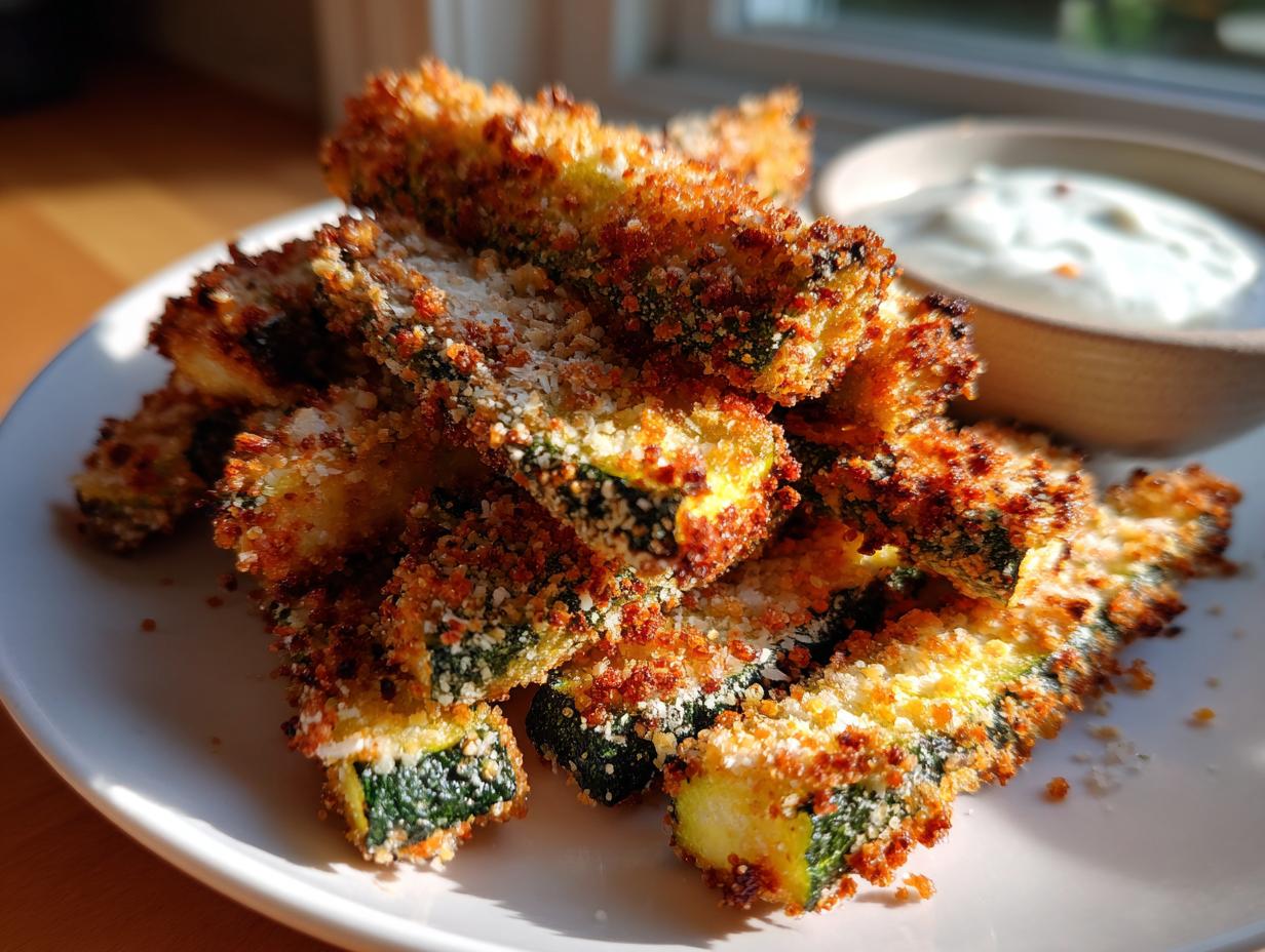 Crispy Baked Zucchini Fries