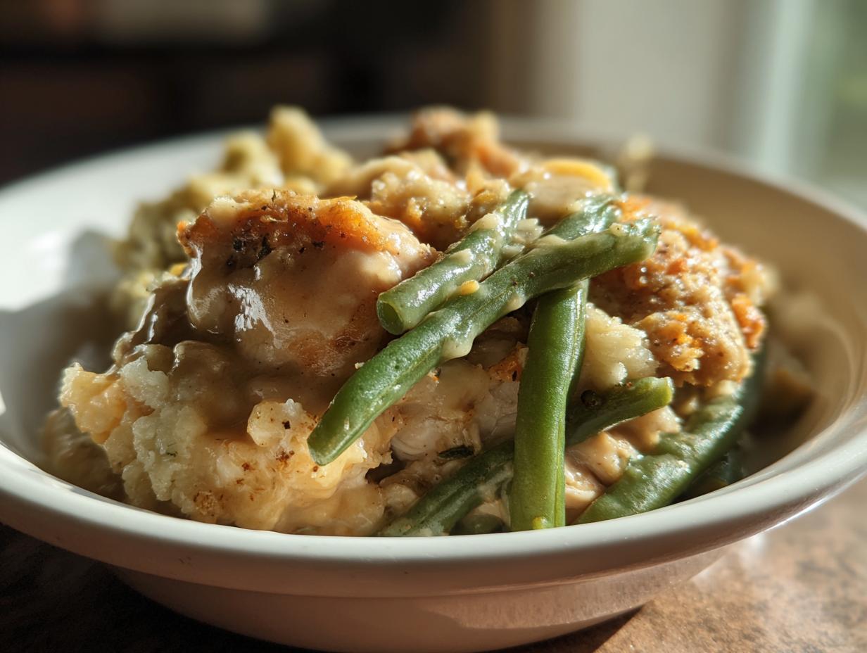 Crock Pot chicken and stuffing