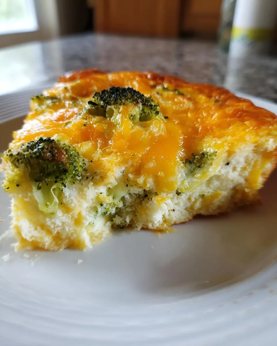 Crustless Broccoli Quiche - detail 1