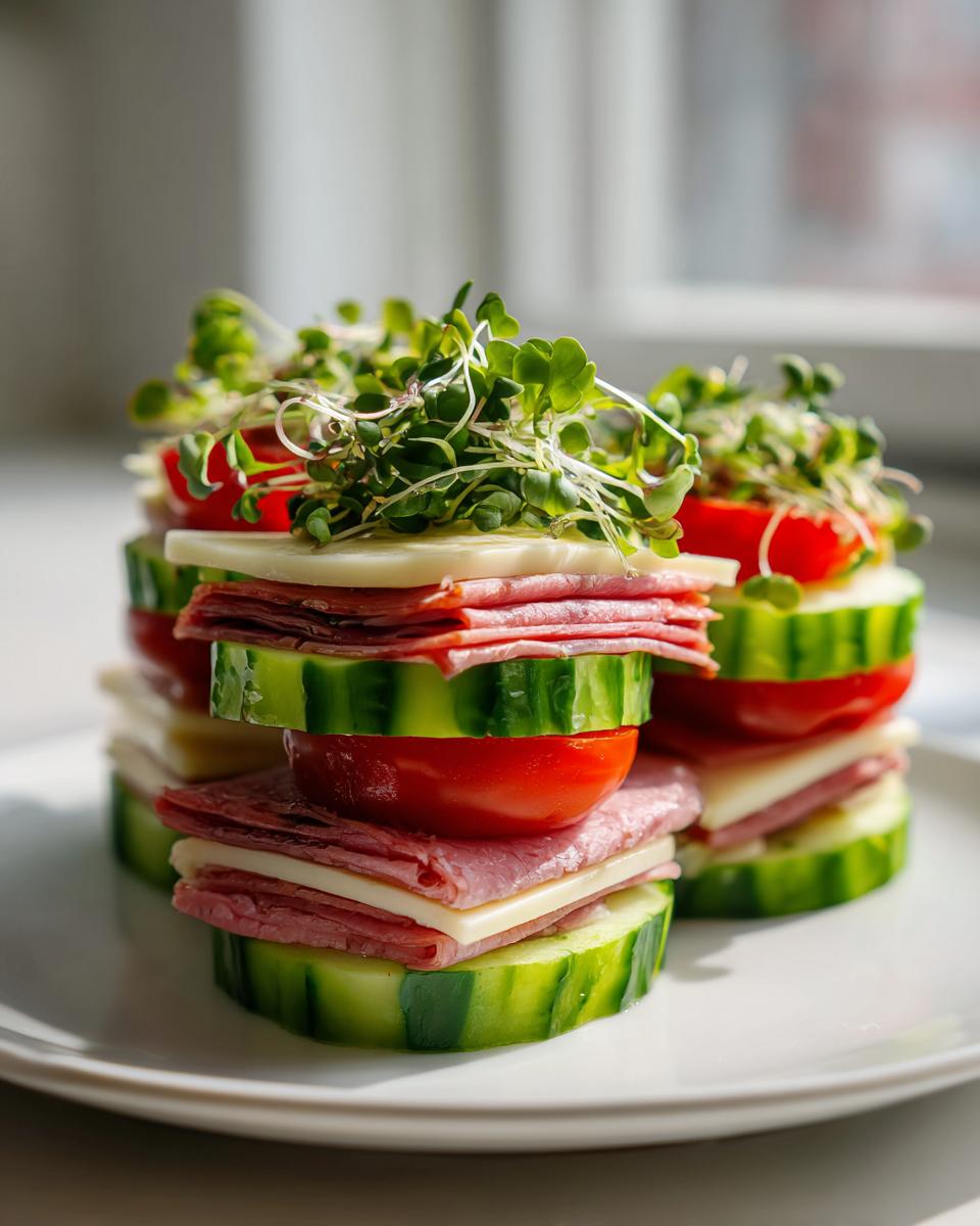 Cucumber Sandwich Bites - detail 1