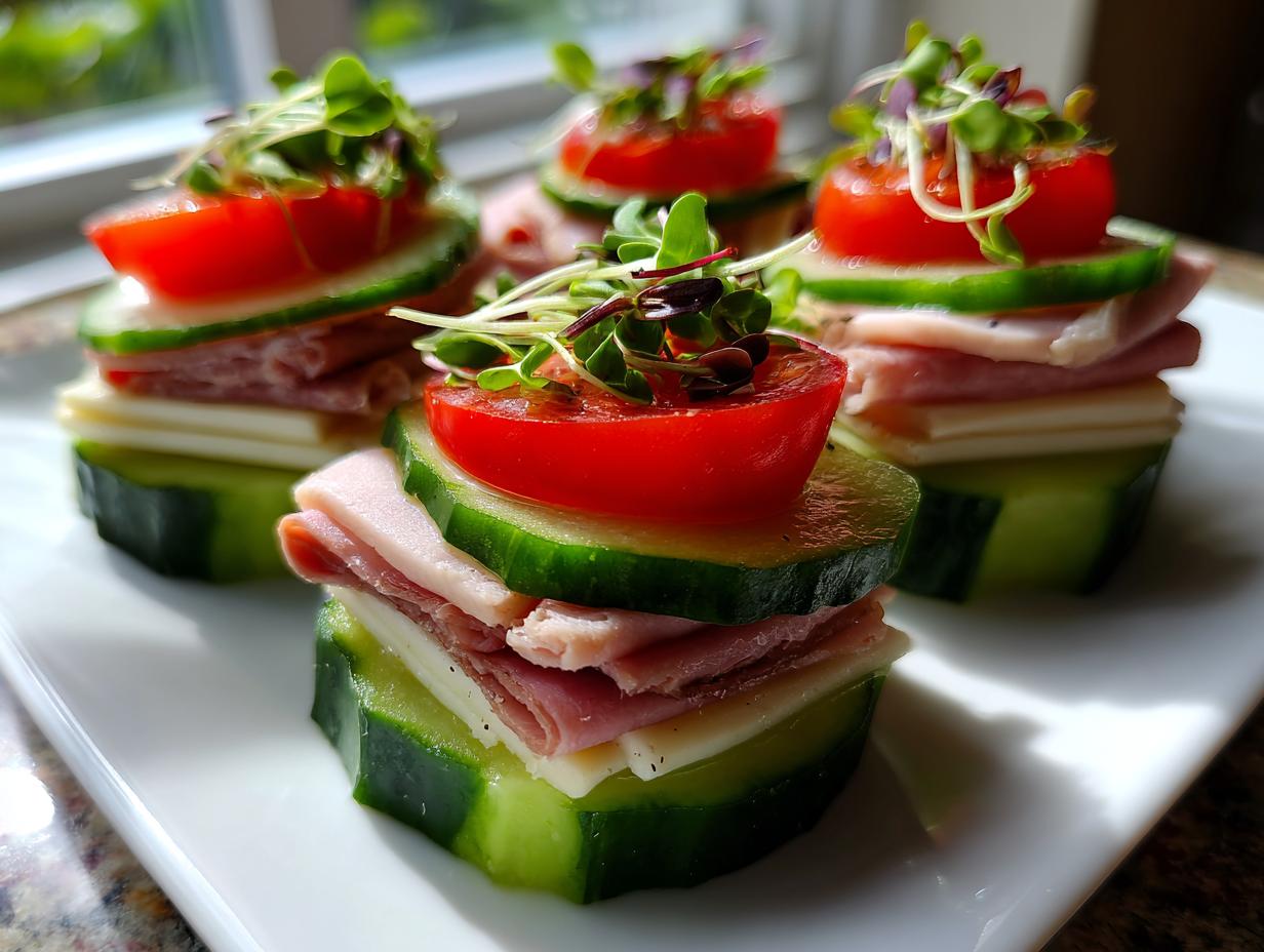 Amazing 15-Min Cucumber Sandwich Bites Recipe