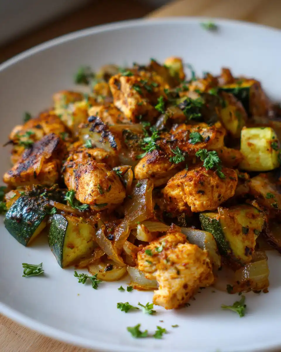 Easy Chicken Zucchini Bake with Smoked Paprika - detail 1