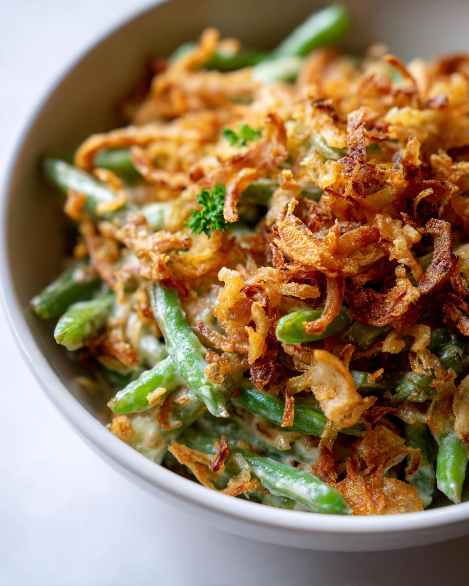 Easy Dairy-Free Green Bean Casserole with Coconut Milk - detail 1