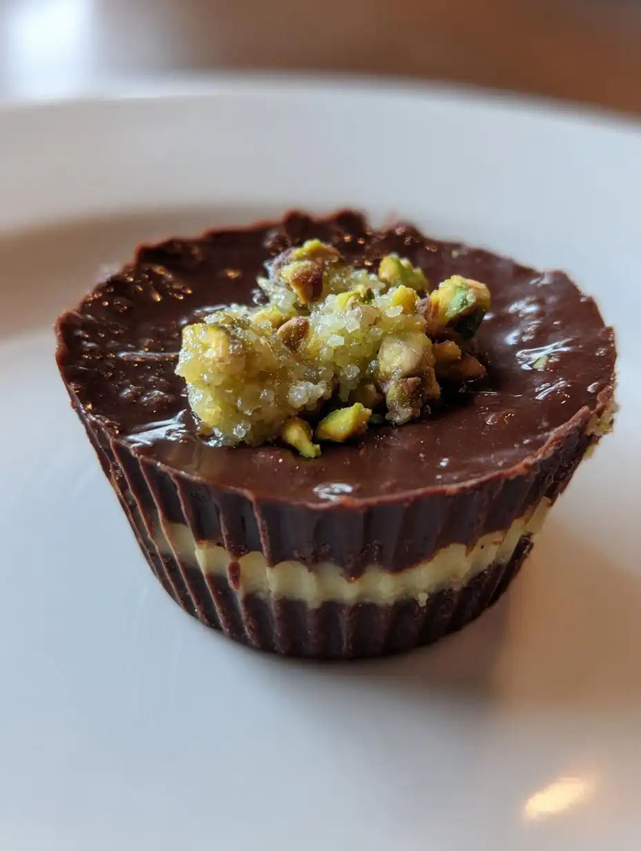 Easy Dubai Chocolate Cups With Pistachio Crunch - detail 2