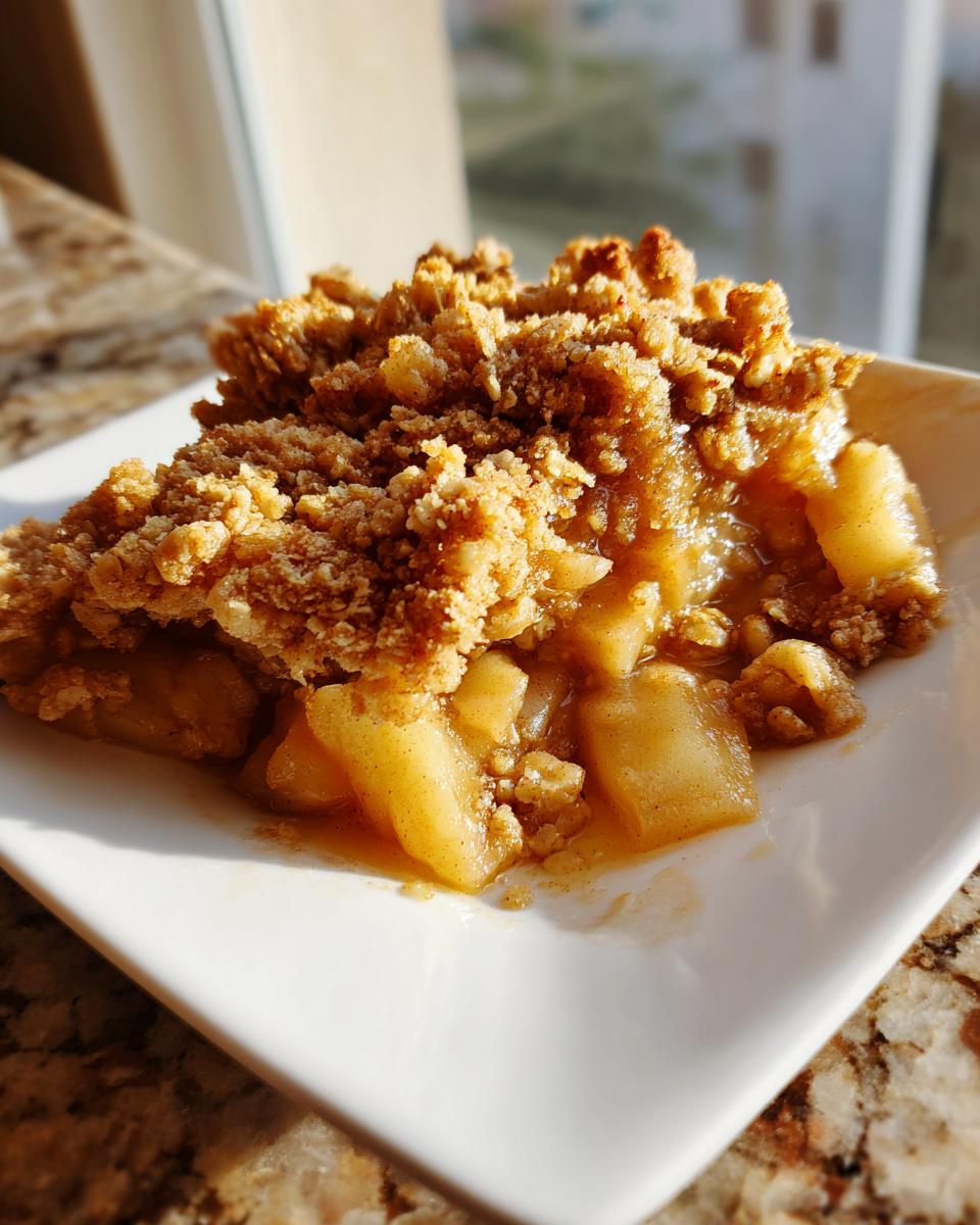 Easy Gluten Free Apple Crisp with Oat Topping - detail 1